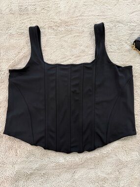 Express Body Contour High Compression Corset Cropped Tank.